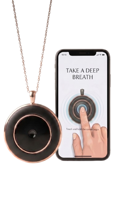 Touch the pendant and take one breath